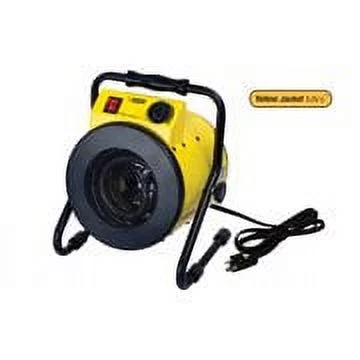 King Electric Portable Heater, 1500W / 120V, Yellow, PSH1215T