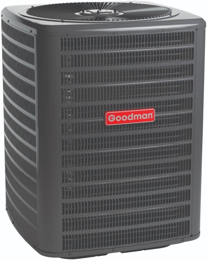 Goodman 2.5 Ton 14.5 SEER2 Single Stage Air Conditioner GSXH503010 and 40,000 BTU 80% AFUE Multi-Speed Gas Furnace GM9S800403AU Upflow System with CAPTA3022A4