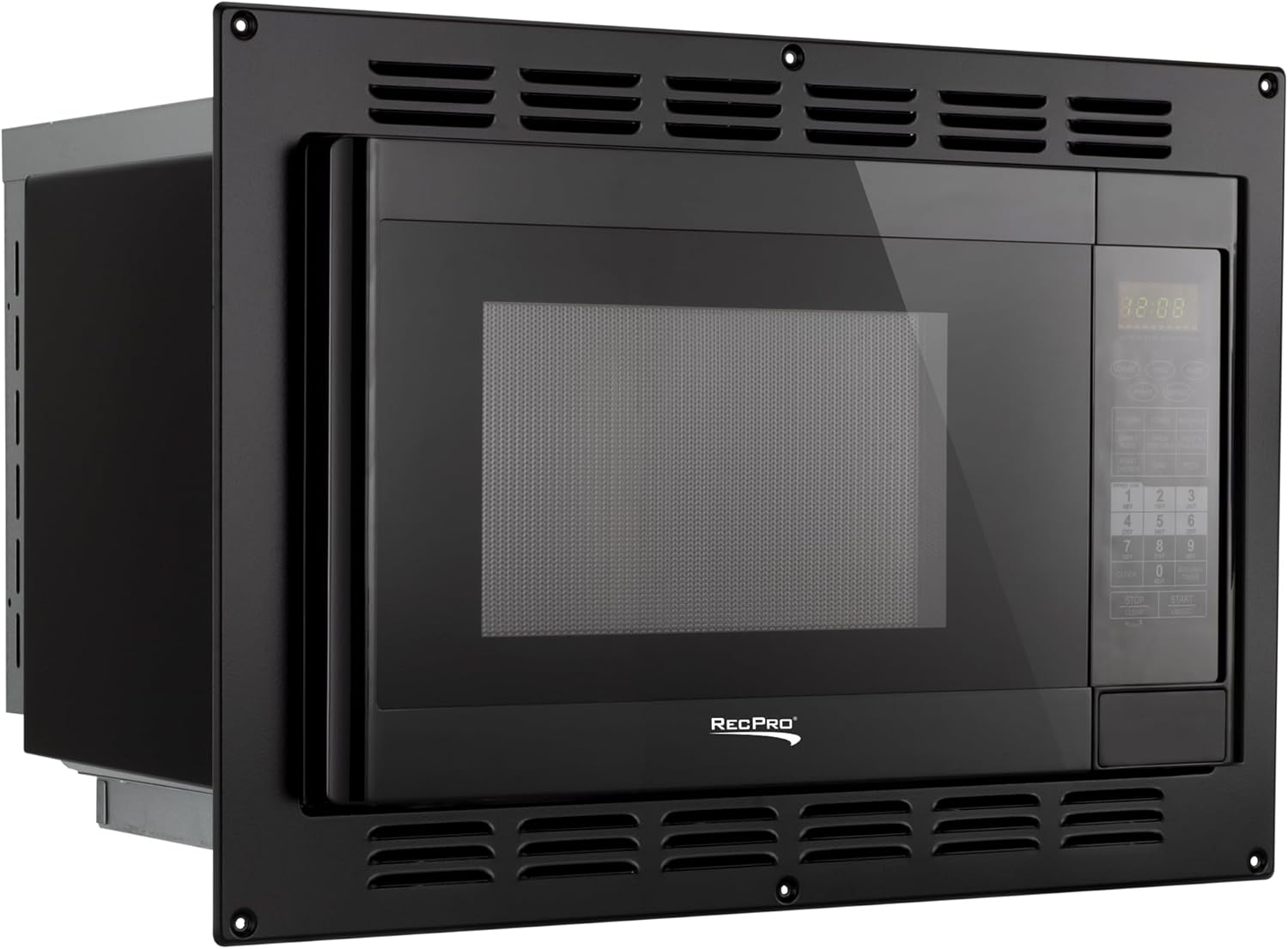 RecPro RV Convection Microwave Black 1.1 Cu. ft | 120V | Microwave | Appliances | Direct Replacement for High Pointe and Greystone