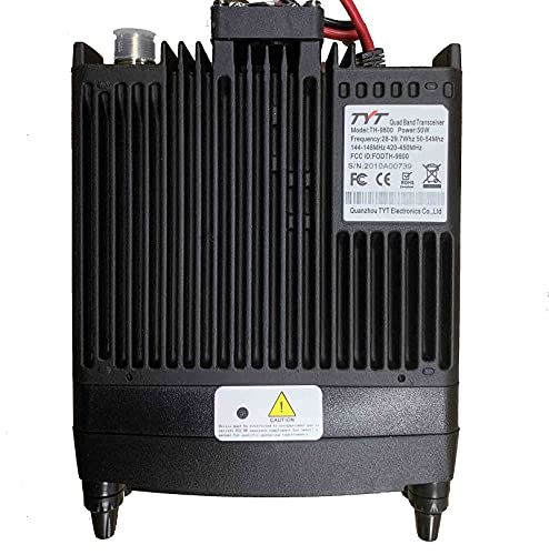 TYT TH-9800D Quad Band 50W Cross-Band Mobile Radio, 10M/6M/2M/70CM Mobile Transceiver, A+B Dual Band Two Way Radio