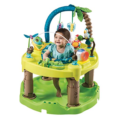 Evenflo ExerSaucer Triple Fun+ World Explorer Bouncing Activity Saucer