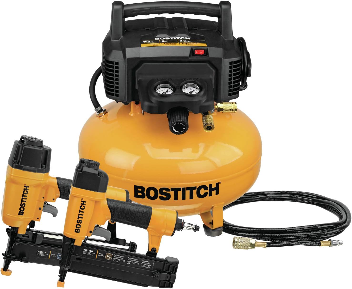 BOSTITCH Air Compressor Combo Kit, 2-Tool (BTFP2KIT)