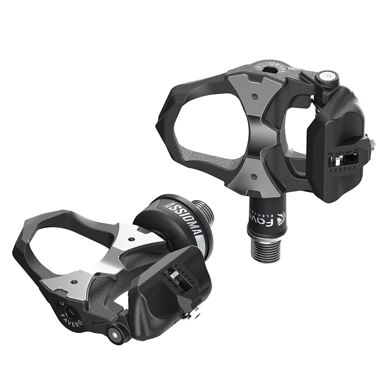 Favero Assioma Duo Pedal Based Cycling Power Meter with Extra Cleats and Cleaning Cloth