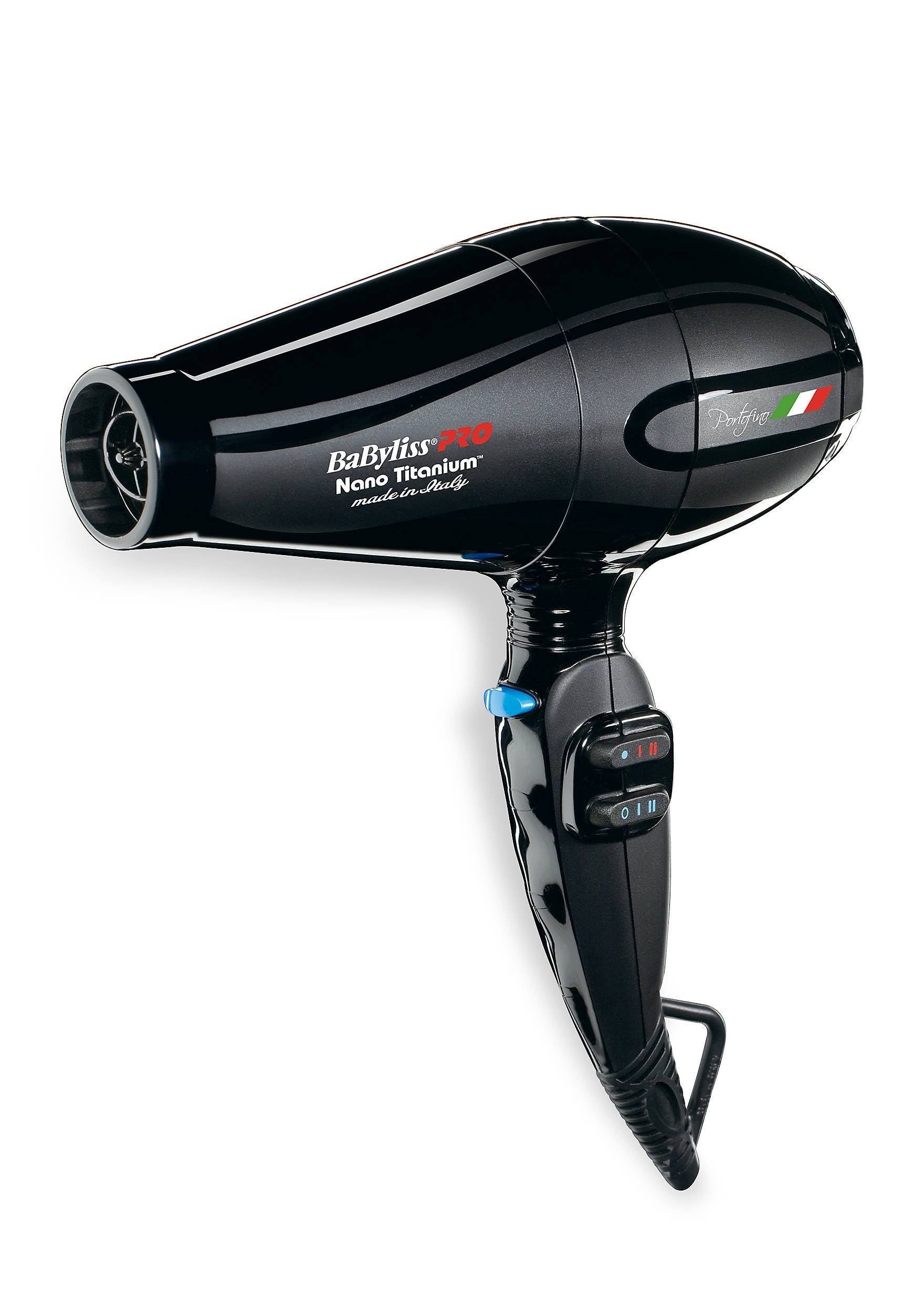 Babyliss Pro Nano Titanium Portofino Dryer, Black