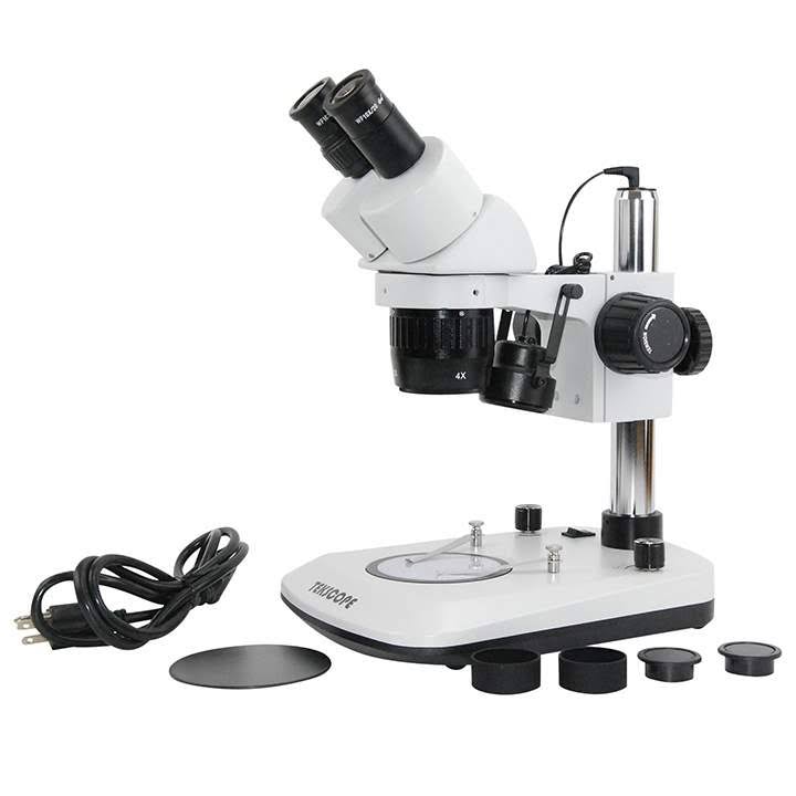 20X-40X Topu0026Bottom LED Light Binocular Stereo Microscope