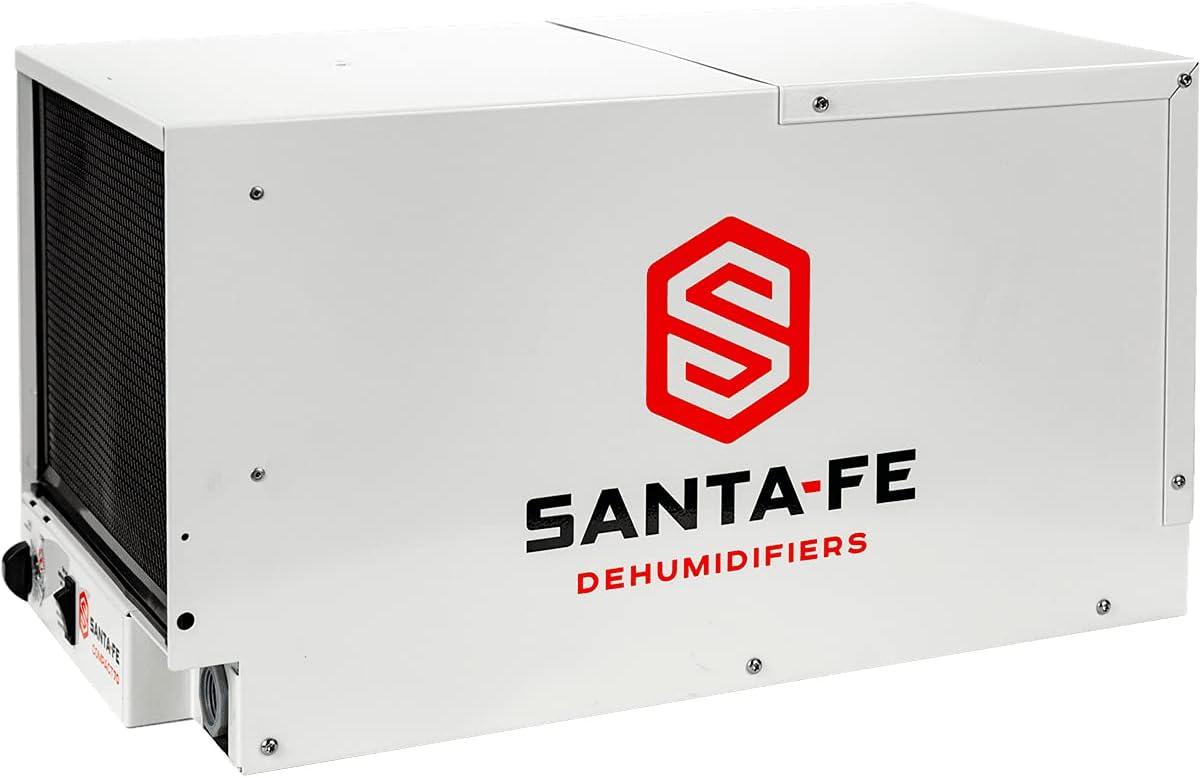 Santa Fe Compact70 Dehumidifier for Crawl Space and Basements to Remove Moisture 6-Year Warranty