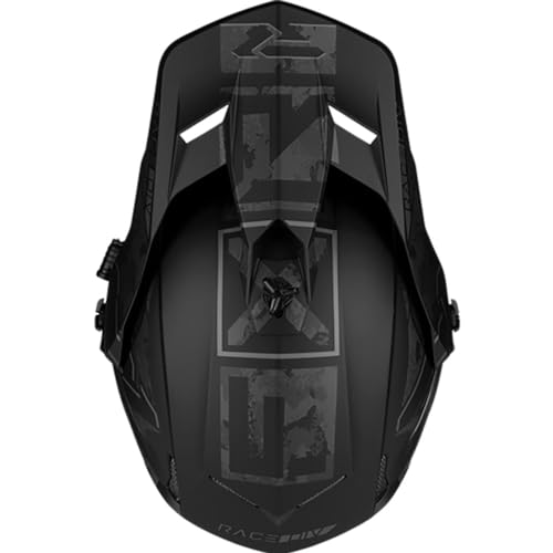 FXR Clutch X Evo Snowmobile Helmet E Shield Lightweight Breath Box Stealth Black