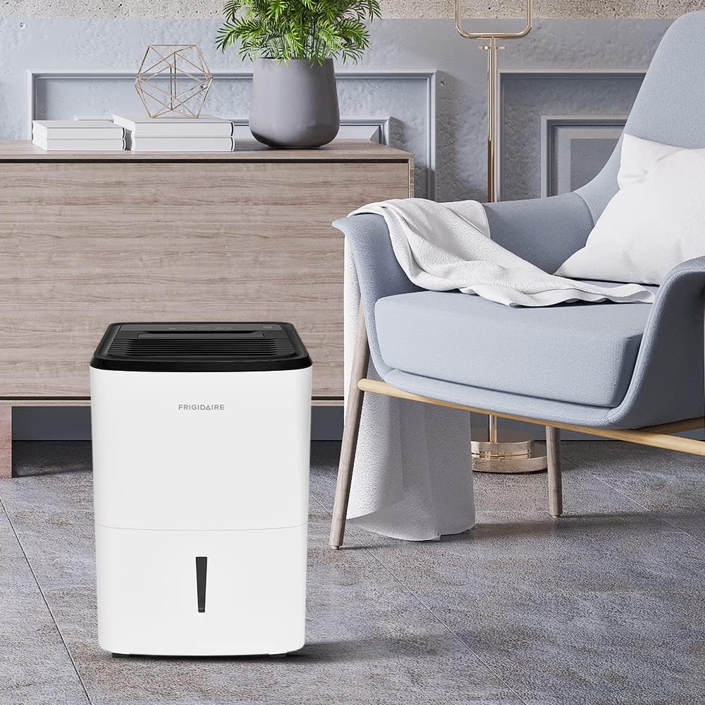 Frigidaire Dehumidifier, High Humidity 50 Pint Capacity, in White
