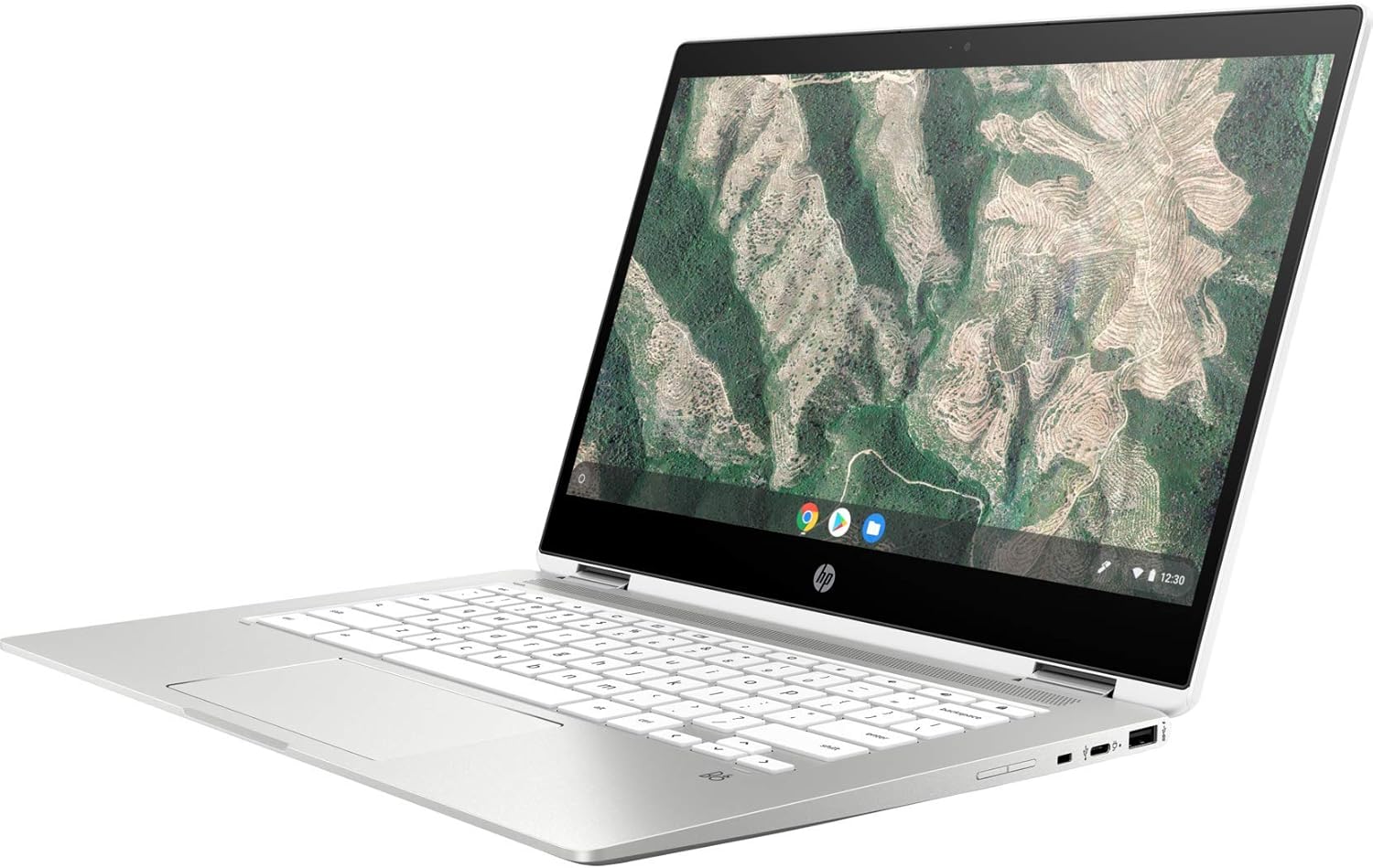 HP 2-in-1 Convertible Chromebook, 14inch HD Touchscreen, Intel Quad-Core Pentium Silver N5030 Processor Up to 3.10GHz, 4GB Ram, 128GB SSD, Intel UHD Graphics, Webcam, Chrome OS(Renewed (14inch/128GB)