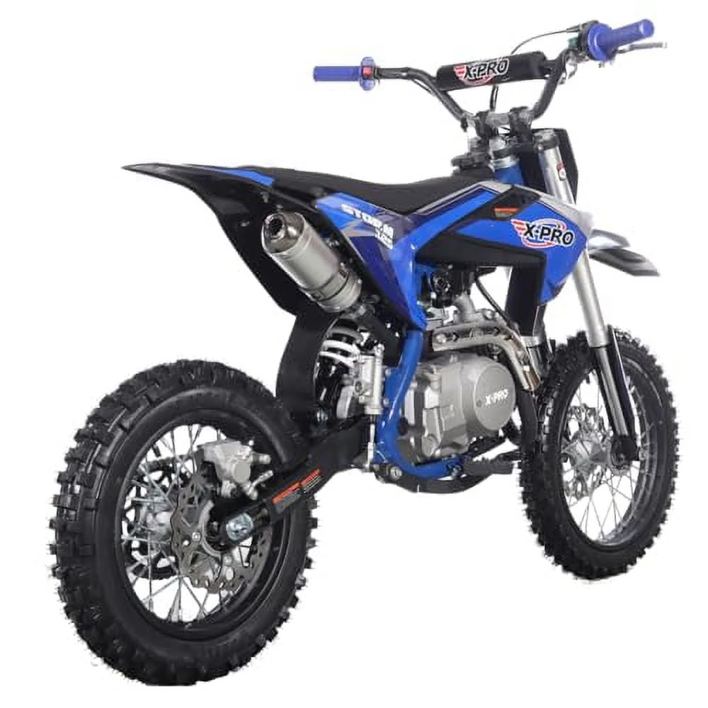X-PRO Brand New 125cc Dirt Bike with Automatic Transmission, Electric Start, Big 14/12 Tires