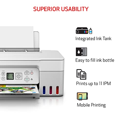 Canon MegaTank G3270 All-in-One Wireless Inkjet Printer. for Home Use, Print, Scan and Copy