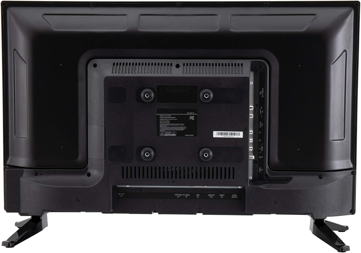 RecPro RV TV 28"| 720p HD | 12v DC or 120v AC | 3X HDMI Ports | Built-in Tuner for Local Stations