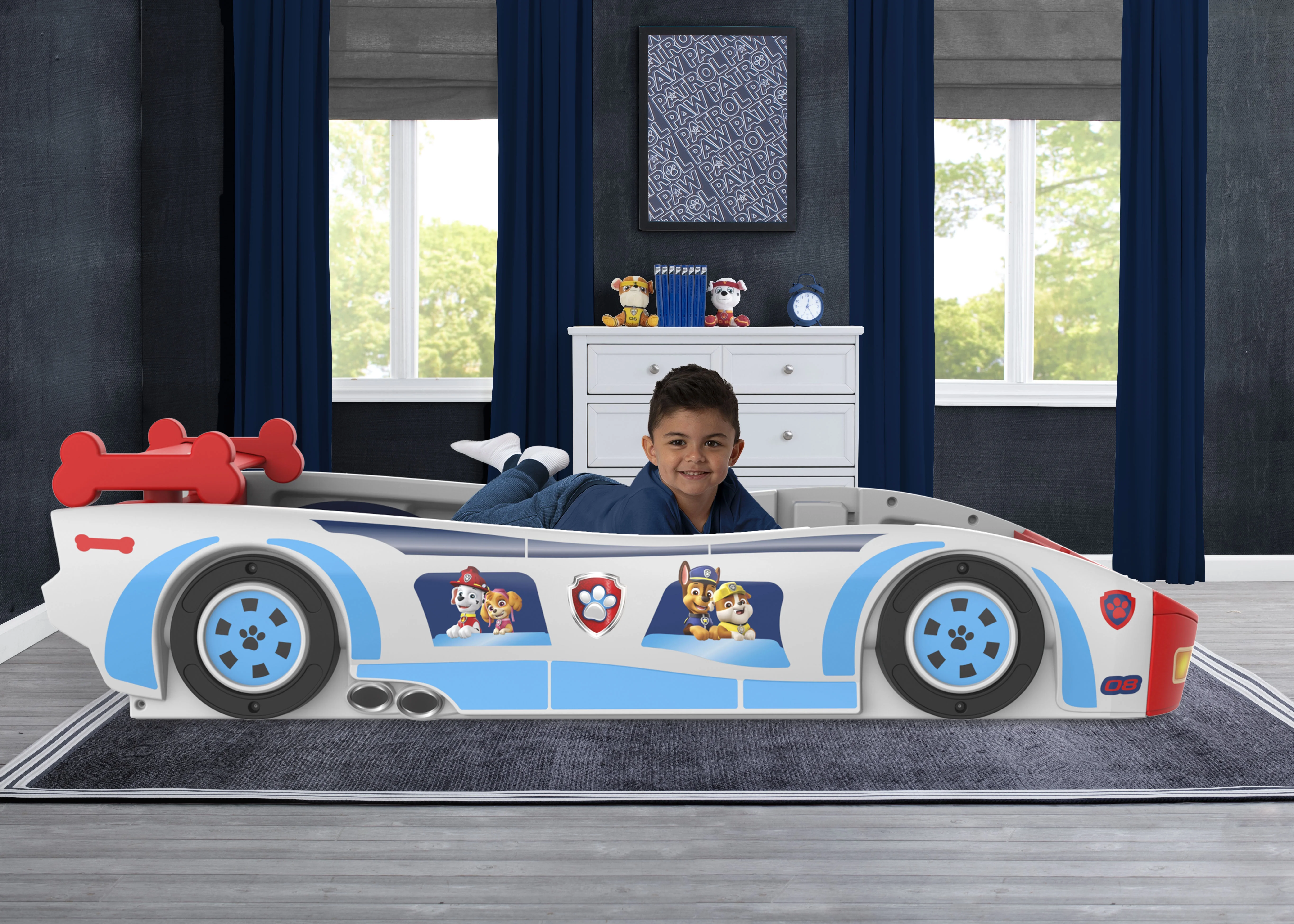 Nick Jr. Paw Patroller Car Twin Bed by Delta Children