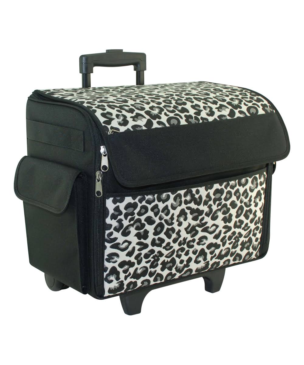 Everything Mary Cheetah Rolling Sewing Machine Case