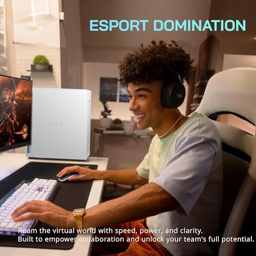 HP 2023 Envy Desktop Computers, Gaming pc Bundle,Intel Core i9-12900, 64GB DDR4 RAM, 2TB SSD, GeForce RTX 3070 8GB GDDR6, WiFi 6, Windows 11 Pro, Black Wired Keyboard and Mouse, PCM