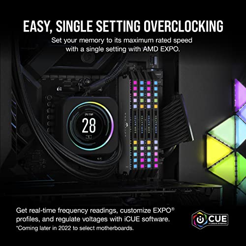 CORSAIR Dominator Platinum RGB DDR5 RAM with 32GB and 64GB