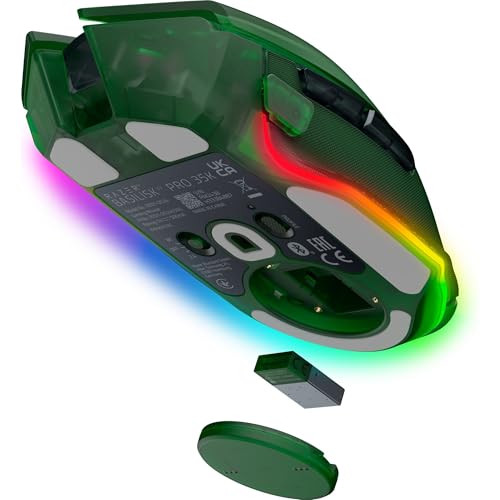 Razer Basilisk V3 Pro 35K Wireless Gaming Mouse: HyperScroll Tilt Wheel - 35K DPI Optical Sensor Gen 2-13 Customizable Controls - Chroma RGB - Optical Switches Gen 3 - Up to 140 Hr Battery - Black