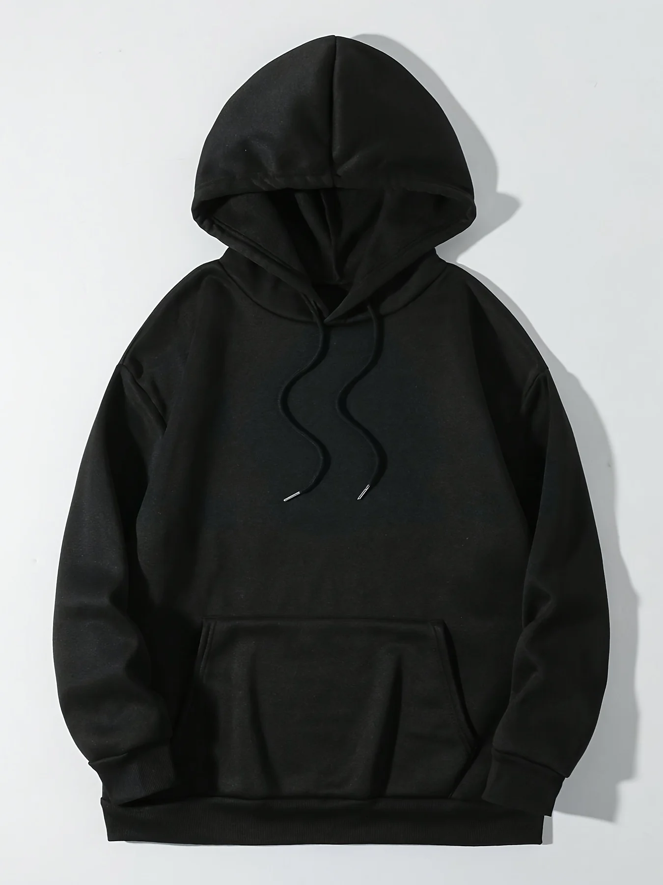Women's Black Butterfly &amp; Slogan Print Thermal-Lined Hoodie - Motivational "Never Give Up" Graphic, Kangaroo Pocket, Drawstring Hood, Casual Streetwear, Machine Washable, Butterfly Hoodie