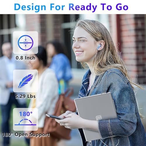 16 Inch Laptop Computer, Gaming Laptop, 16GB RAM 512GB SSD, N95 Processor, FHD 1920 * 1200, 180 Angle Open, Backlit Keyboard, Windows 11 Pro, Fingerprint Unlock, BT 4.2, WiFi 5