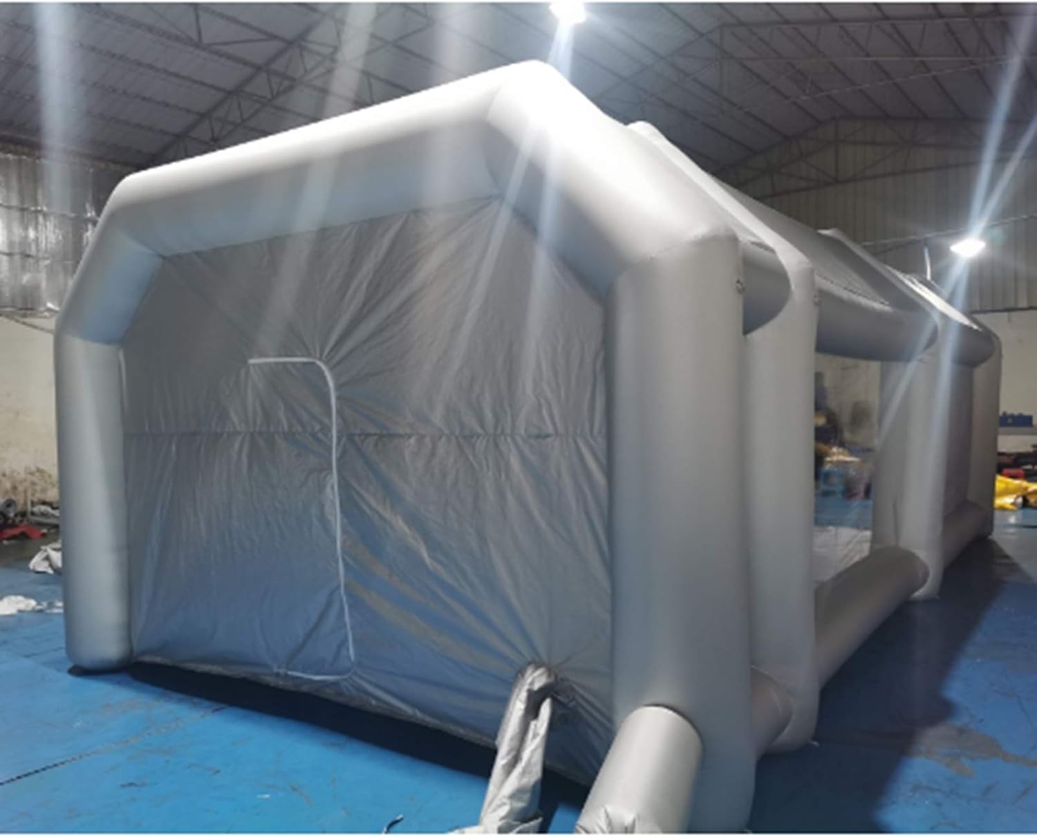 Portable Inflatable Paint Booth, 26x13x10Ft Inflatable Spray Booth, Car Paint Tent w/Two Air Filter System, Upgraded Blow Up Spray Booth Tent, Auto Paint Workstation, Car Parking Garage
