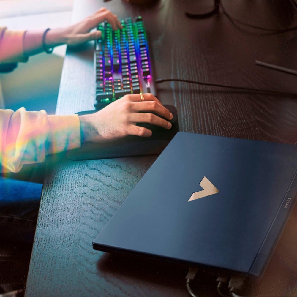 HP Victus 15.6" Full HD 144Hz Gaming Laptop, Intel 12th Gen Core i5-12450H, 32GB Memory, NVIDIA GeForce RTX 3050, 2TB SSD, Bluetooth, Wi-Fi, Backlit Keyboard, Windows 11, Performance Blue