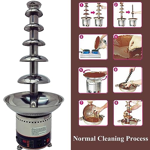 HQHAOTWU Chocolate Fountain Machine for Party