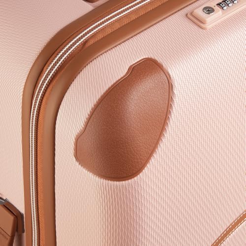 DELSEY PARIS Chatelet Air 2.0 Hardside Luggage with Spinner Wheels, Angora, Checked-Large 28 Inch