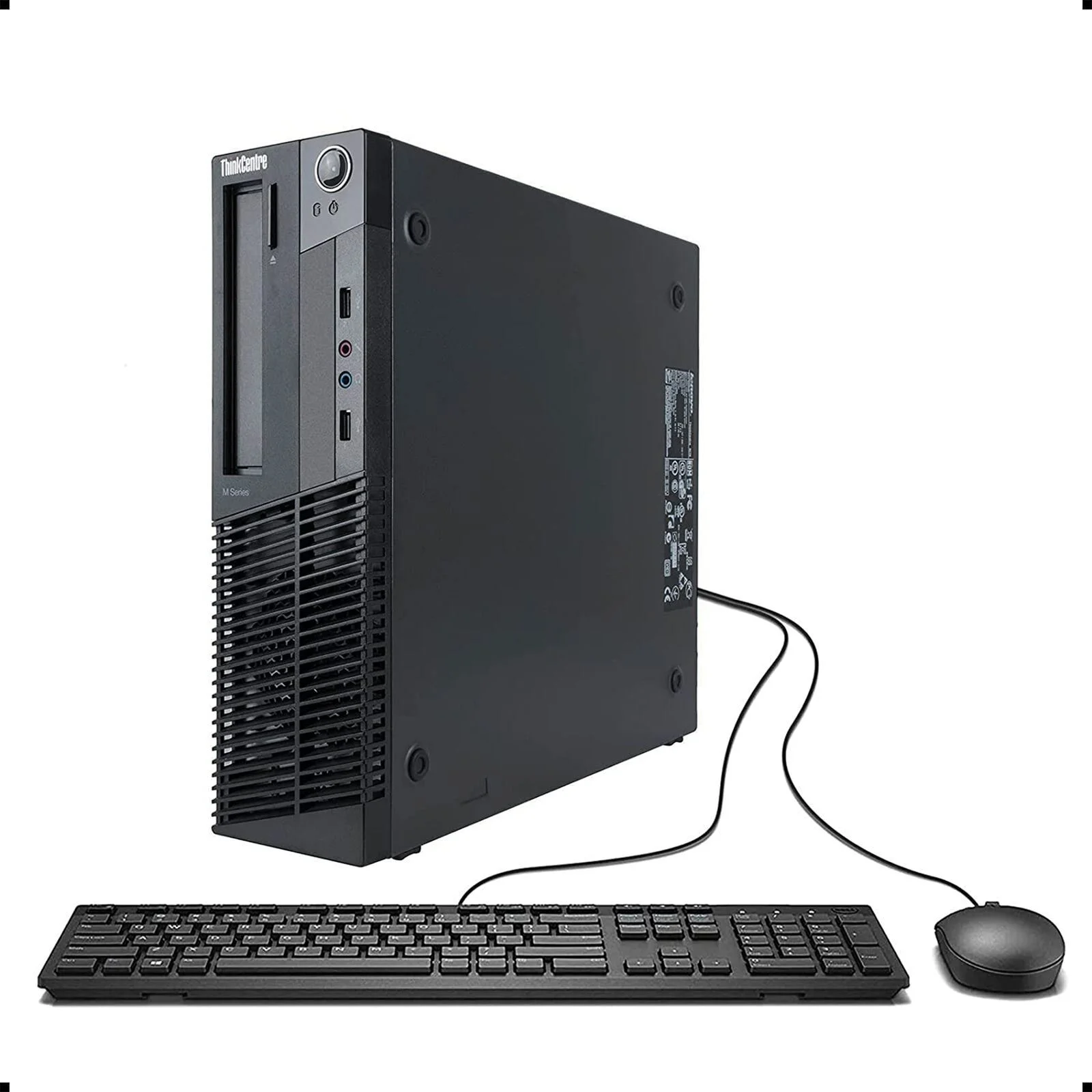 Lenovo M92P Desktop Computer PC Intel Quad-Core i5 3.2GHz Processor 4GB RAM 500GB HDD Windows 11 Pro with AMD Radeon Graphics Card (Roblox Ready)