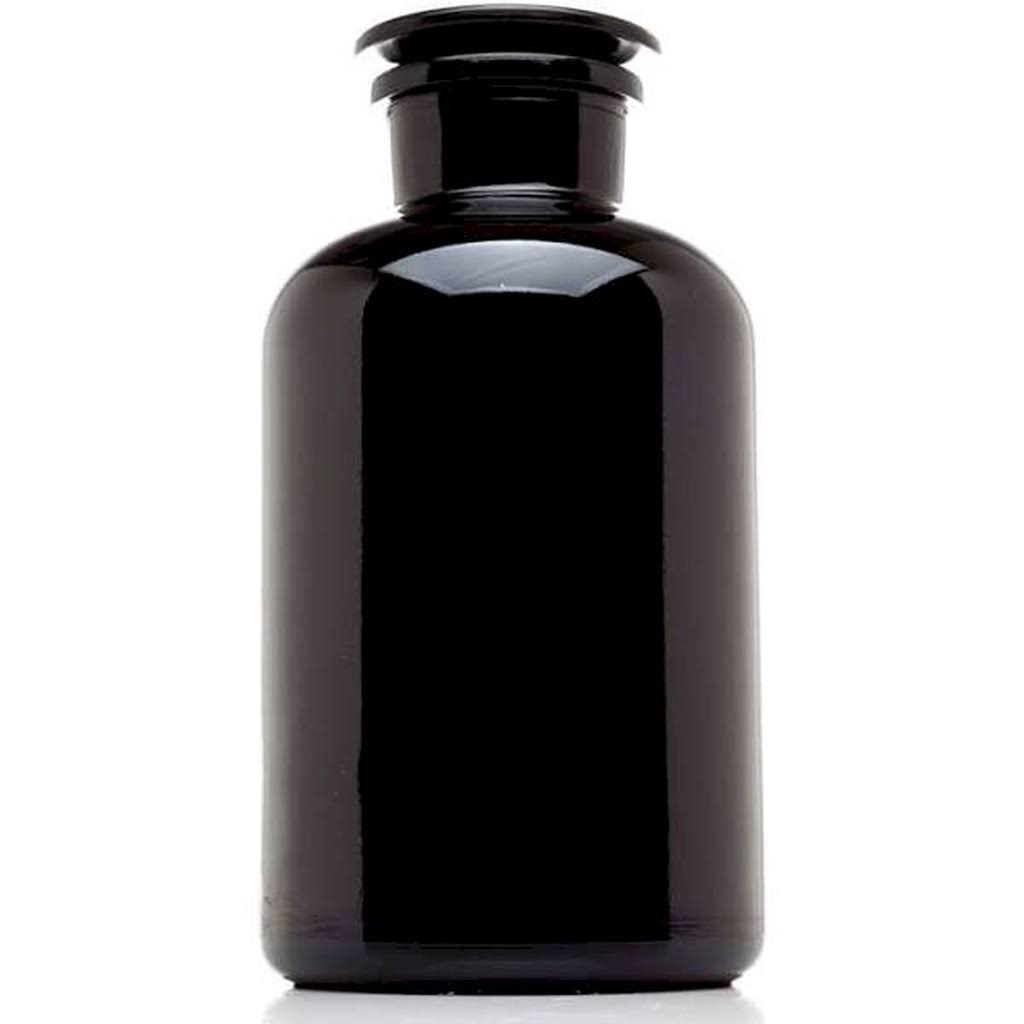 Infinity Jars 2 LITER (68 fl oz) Black Ultraviolet All Glass Refillable Empty Apothecary Jar