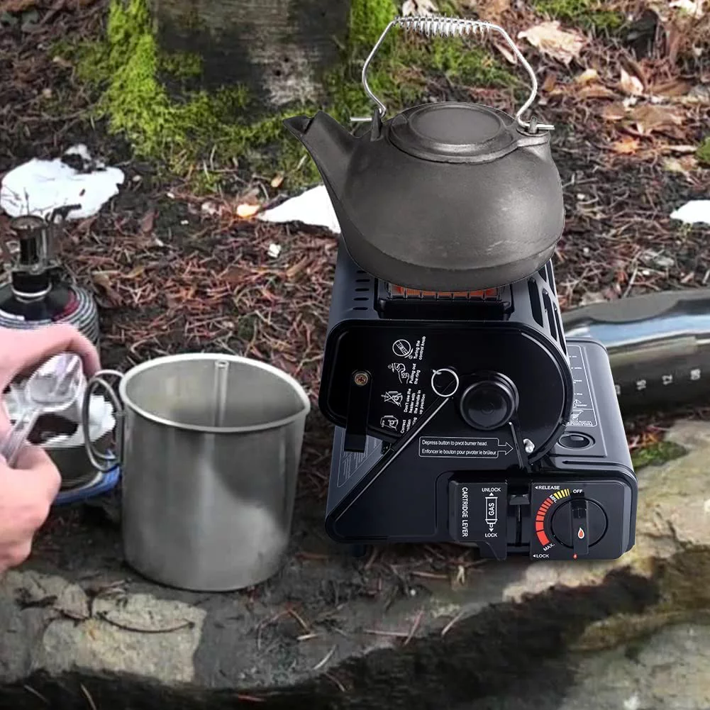 Portable Propane or Butane Dual Fuel Heater, Adjustable 2 in 1 Camping Space Heaters