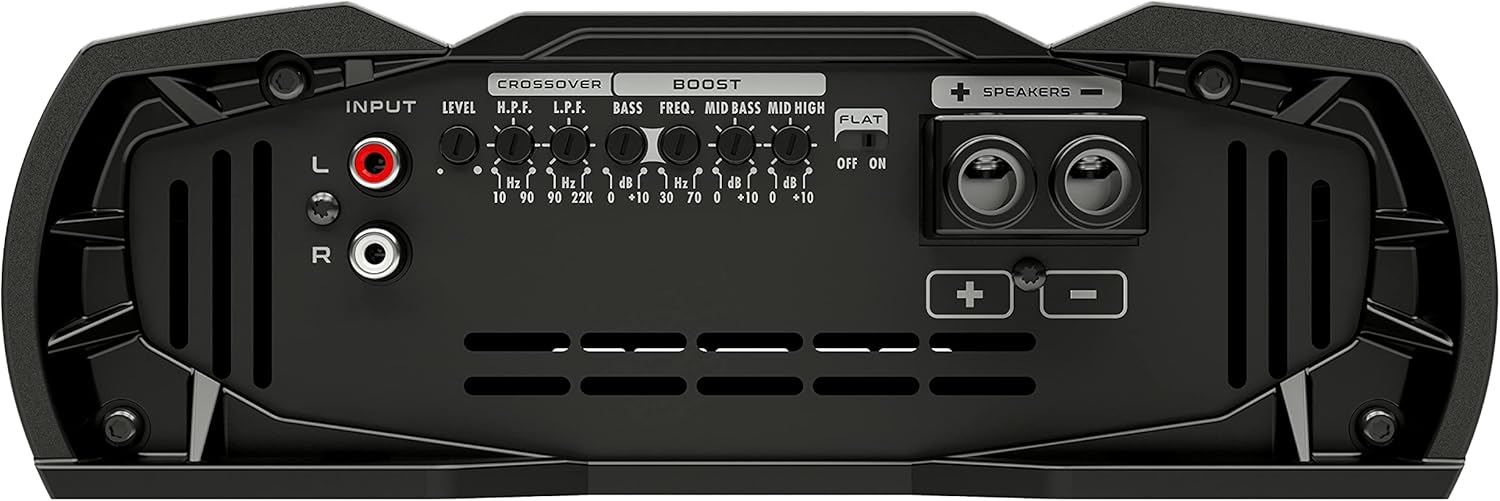 Stetsom Vulcan 3000 2 Ohms Mono Car Amplifier, 3000.1 3K Watts RMS, 2Ω Stable Car Audio, HD Sound Quality, Crossover & Bass Boost, Car Stereo Speaker Subwoofer MD, Smart Coolers