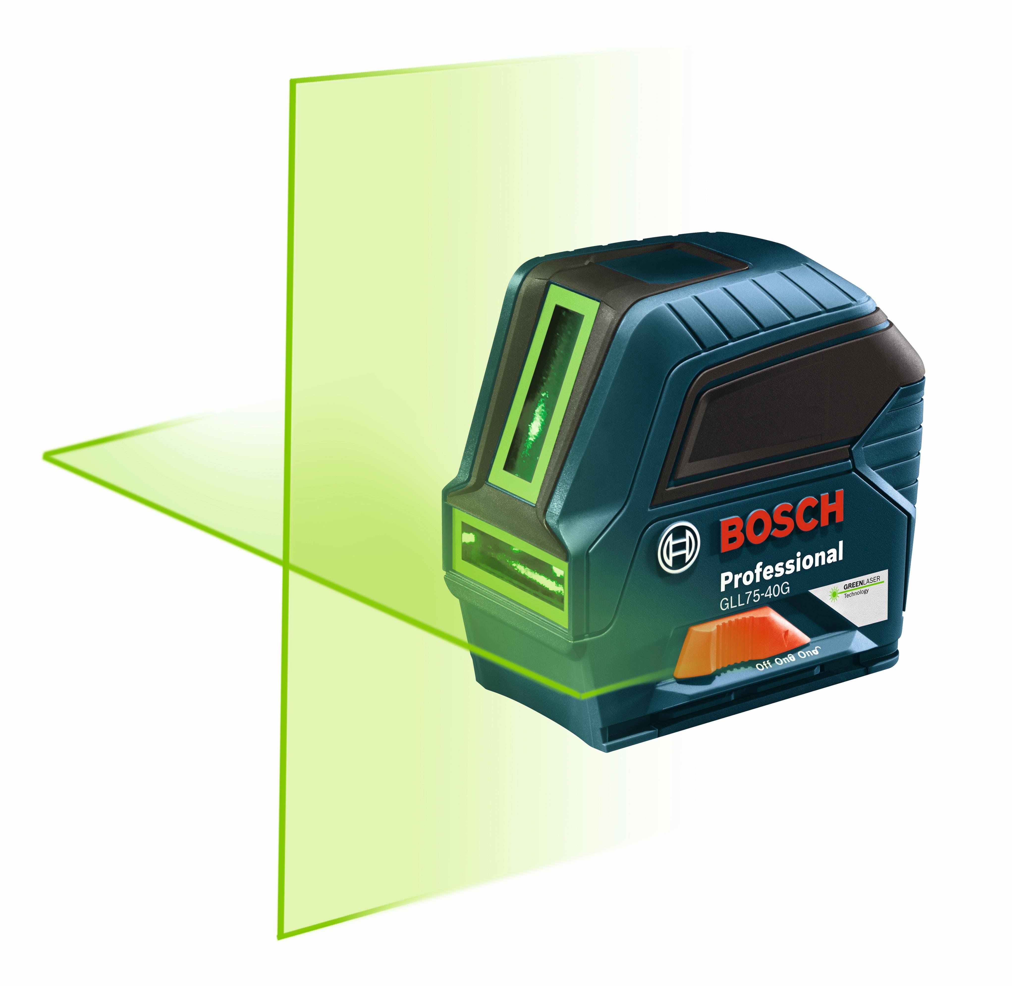 Bosch GLL75-40G Green-Beam Self-Leveling Cross-Line Laser