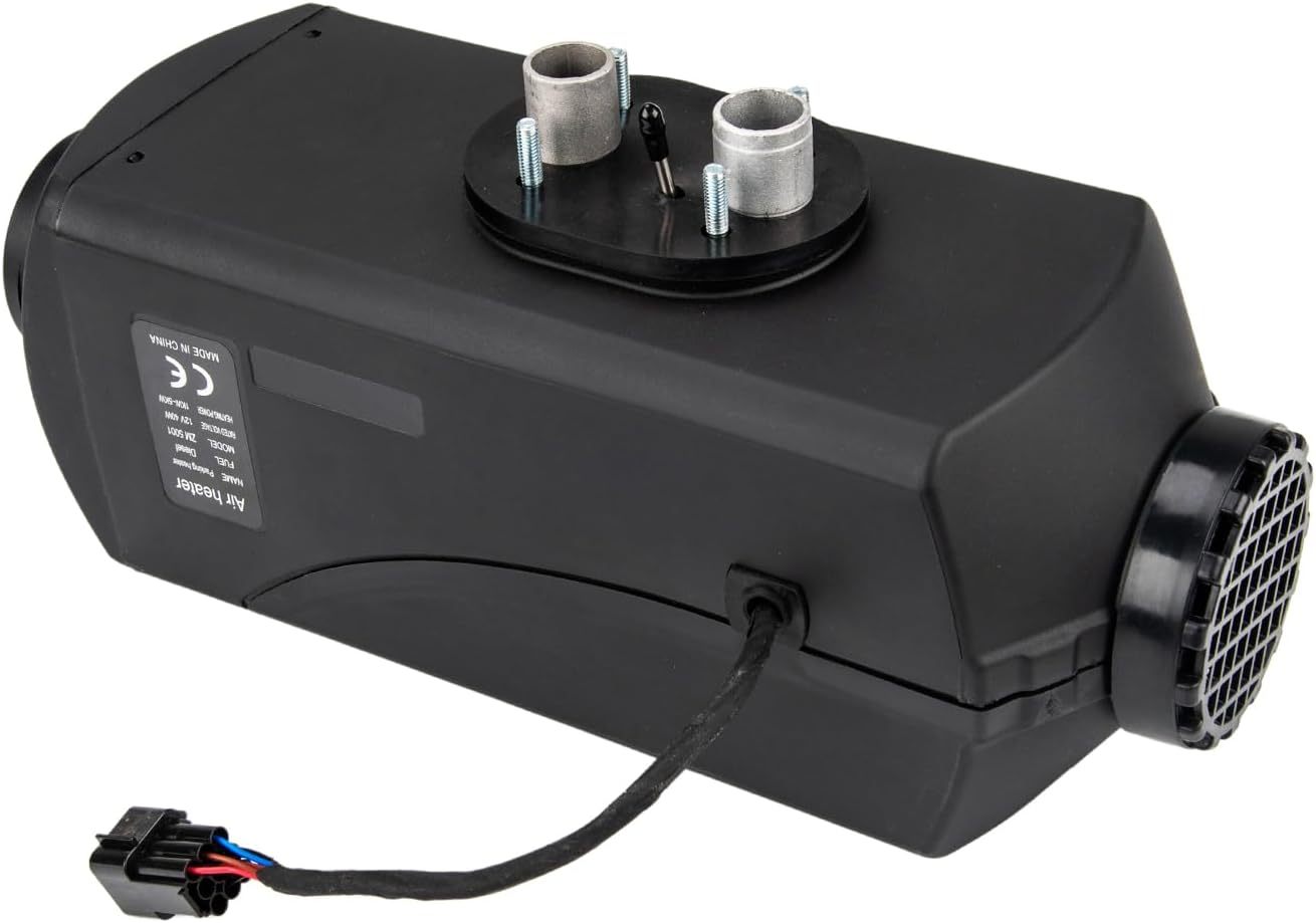 PHILTOP Diesel Heater 12V 5KW, Air Diesel Heater Parking Heater, Black Diesel Air Heater for Tent, Car, RV, Truck, Camper, Trailer