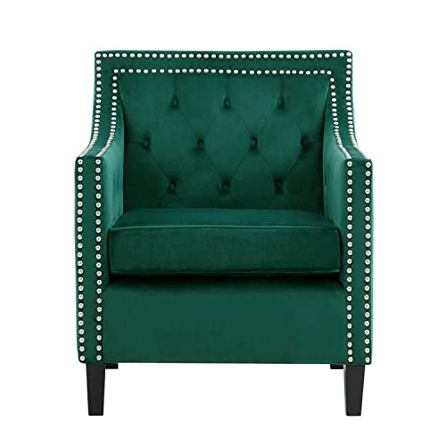 Lexicon Armadale Velvet Accent Chair, Navy