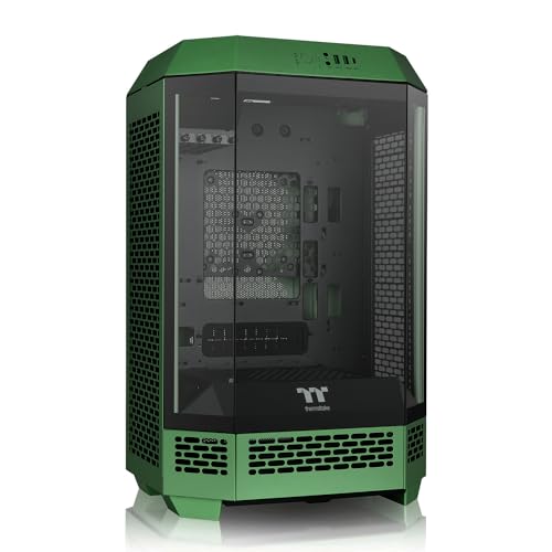 Tower 300 Turquoise Micro-ATX Case; 2x140mm CT Fan Included; Support Up to 420mm Radiator; Optional Chassis Stand Kit Allows Horizontal Display; CA-1Y4-00SBWN-00; 3 Year Warranty