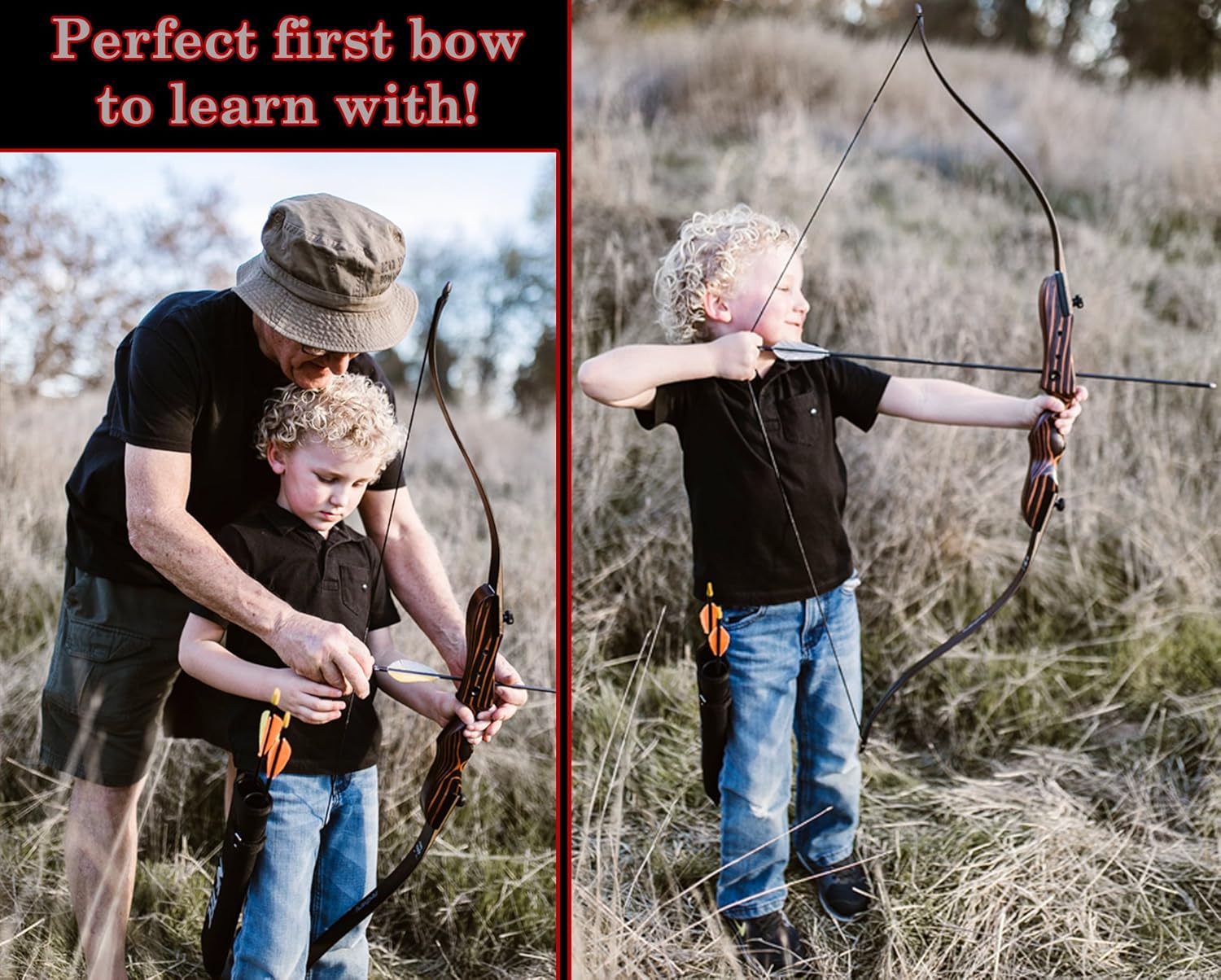 Southwest Archery 48” Tiny Tiger Takedown Recurve Bow – Compact Fast Accurate 48" Target & Frist Bow – Right & Left Hand – Draw Weight 14lb – Beginner to Intermediate - USA Company – 14L