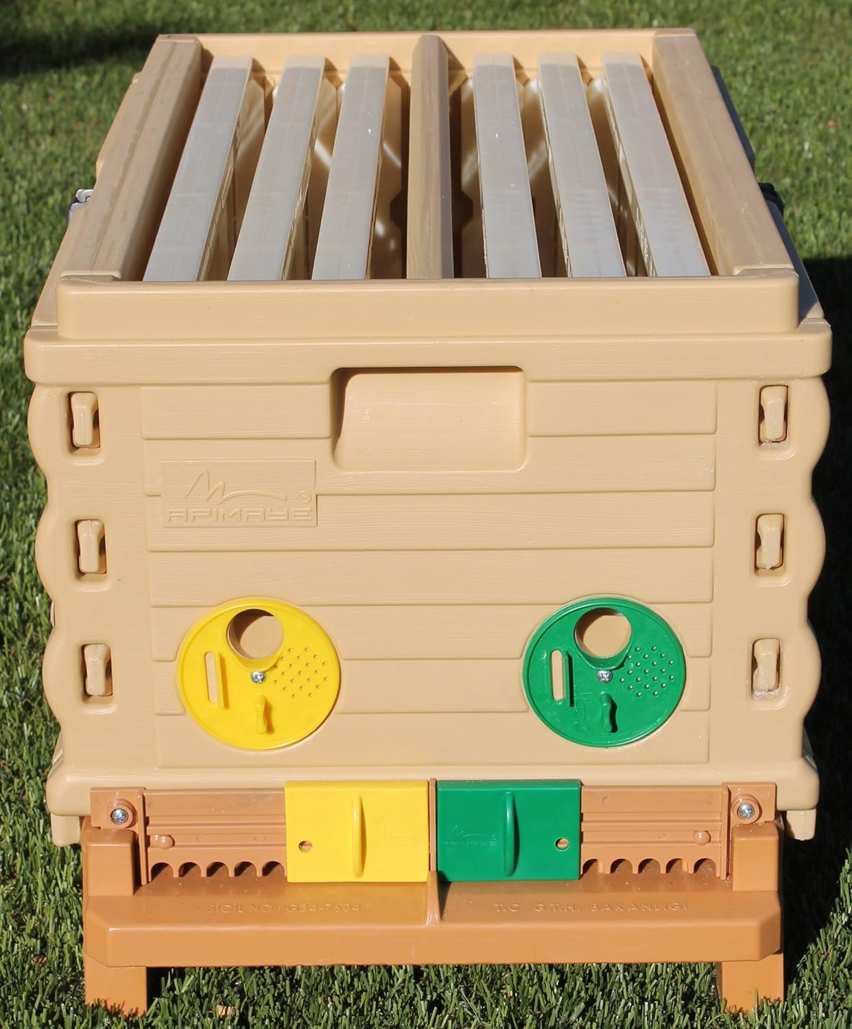 Apimaye Insulated 7 Frame Langstroth Nucleus Bee Hive Nuc Queen Castle