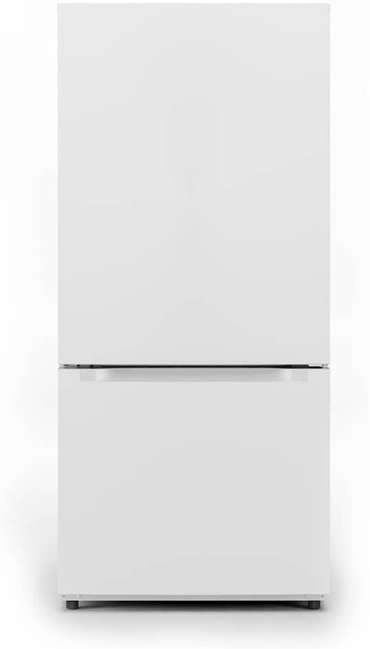 Midea MRB19B7AWW 18.7 Cu. Ft. White Bottom Mount Refrigerator