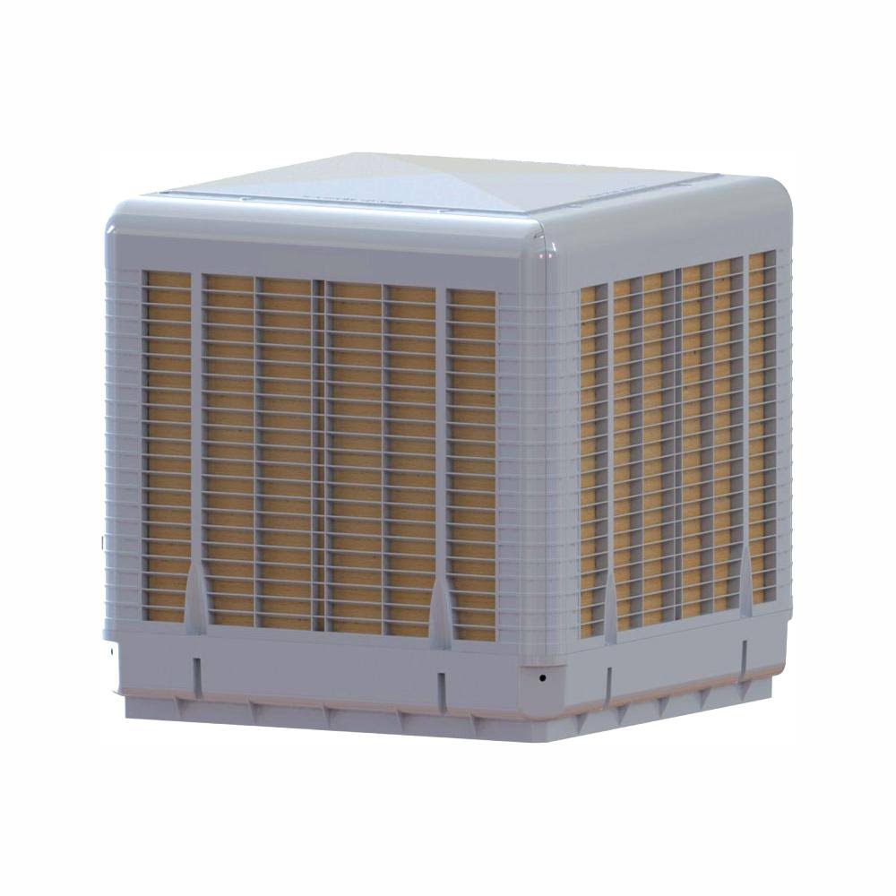 Bonaire Durango 7000 CFM 115 Volt 2-Speed Down/Side Discharge Roof Top Evaporative Cooler for 2500 Sq. ft. (with Motor), Pigeon