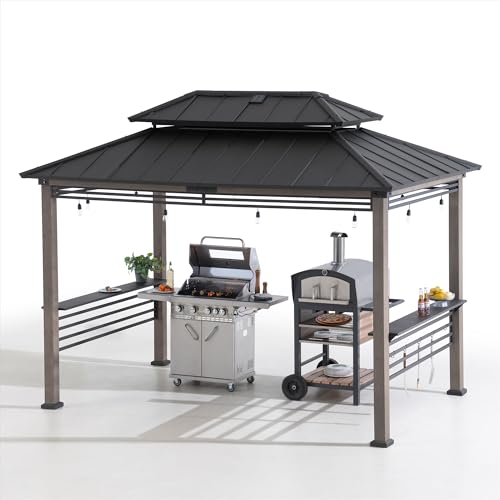 Sunjoy Wooden Grill Gazebo