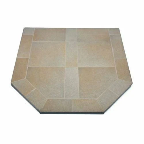 NY Hearth Desert Sand 36x22 x 36x22 Tile Hearth Pad- Standard