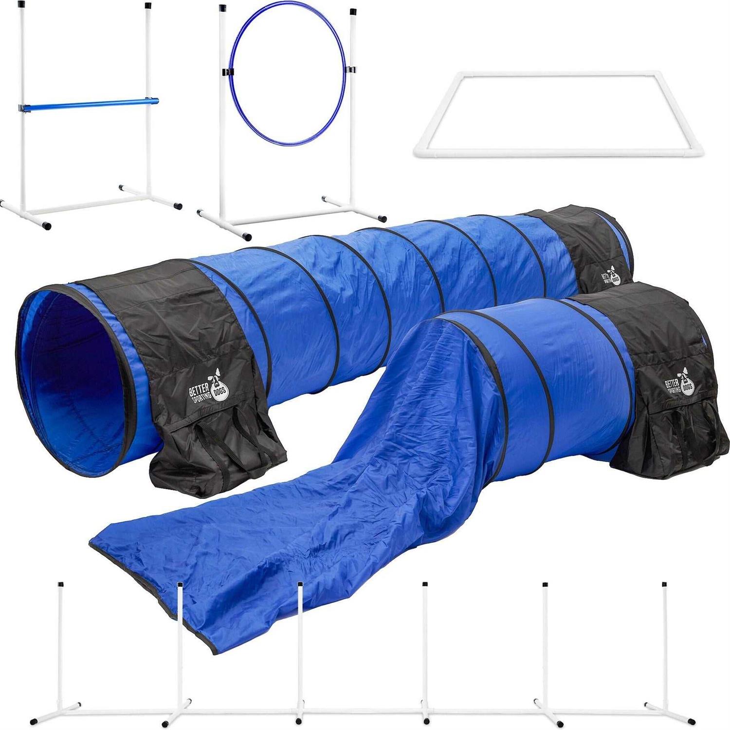 Better Sporting Dogs 7 Piece Deluxe Dog Agility Equipment Set 0219B - Pet Supplies online store