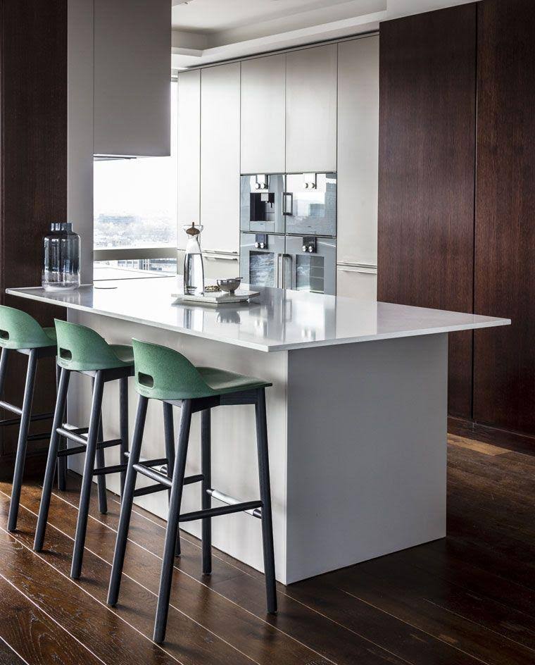 Emeco Alfi Low Back Counter Stool - Sand / Dark Ash