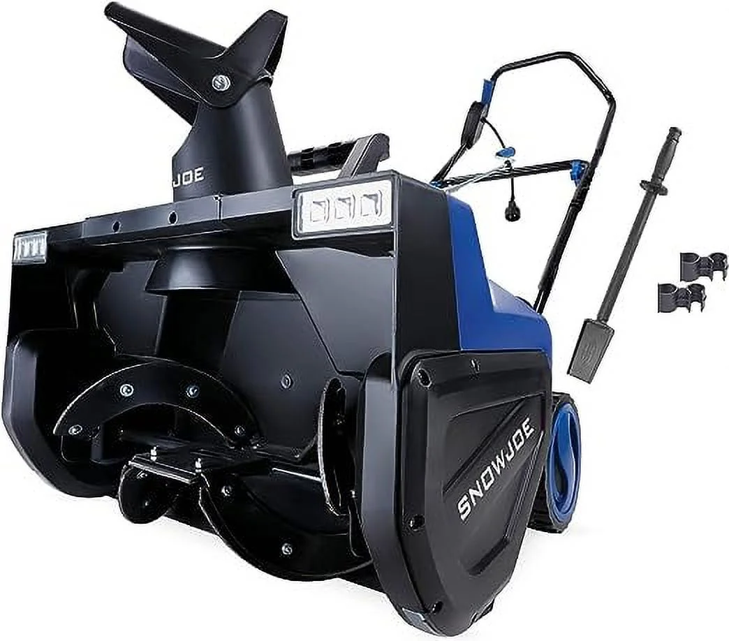 Open Box SNOWJOE Electric Walk-Behind Snow Blower Dual LED Lights SJ627E - BLUE - Curated Treasures Market