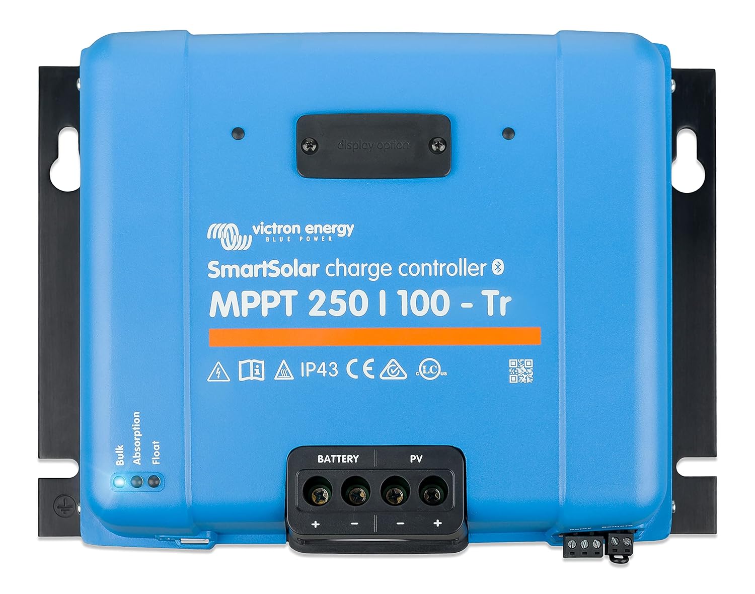 Victron Energy SmartSolar MPPT Tr 250V 100 amp 12/24/36/48-Volt Solar Charge Controller (Bluetooth)