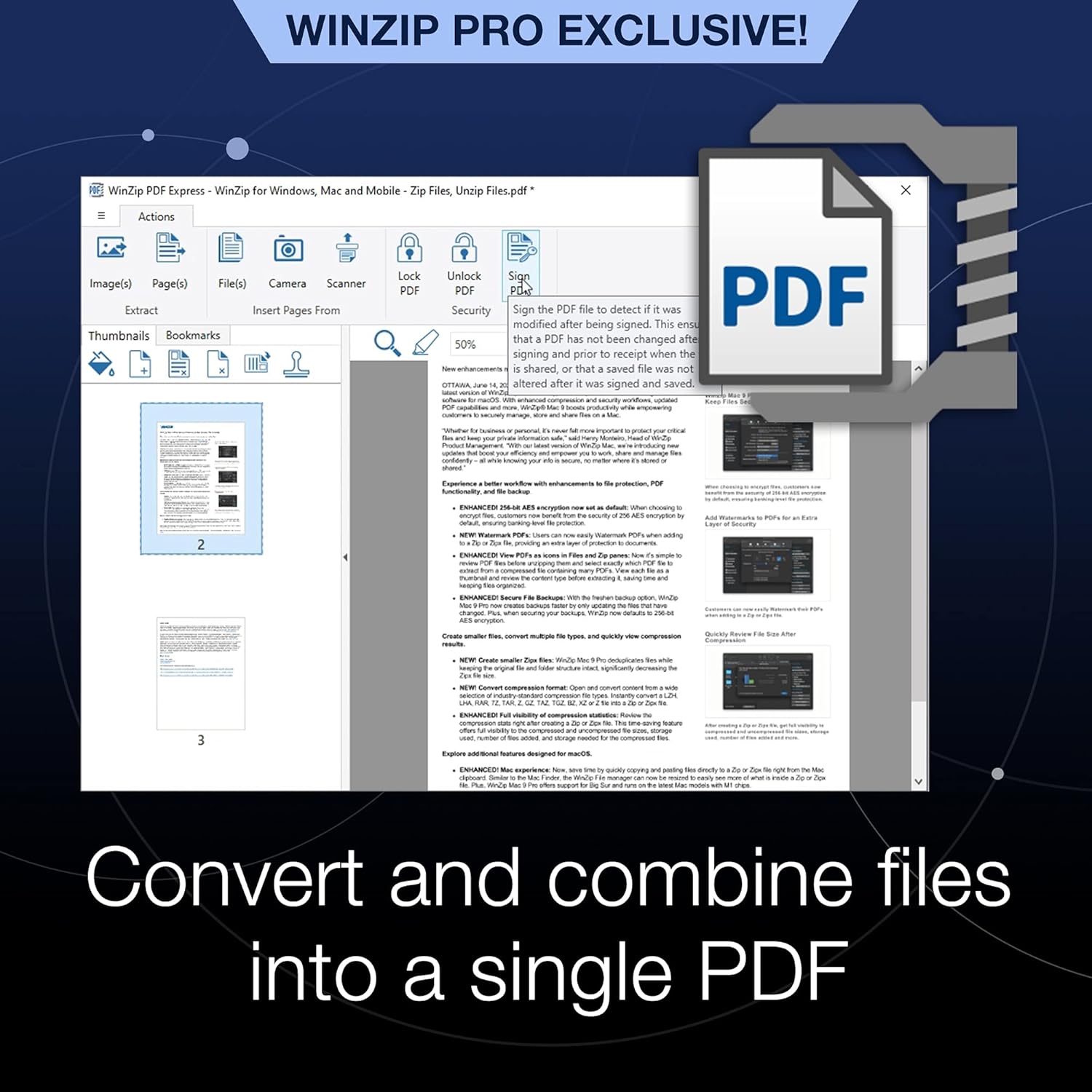 Corel WinZip 26 Pro | Zip Compression, Encryption, File Manager & Backup Software [PC Download] Pack of 2
