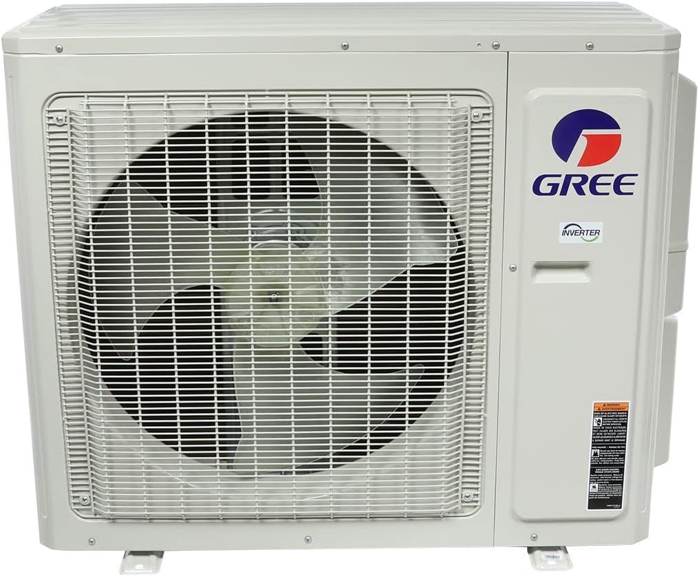 Gree 36,000 BTU Multi21+ Dual-Zone Ceiling Cassette Mini Split Air Conditioner Heat Pump 208/230V SEER 21 (18-24)