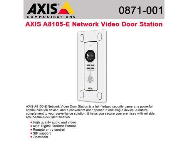 Axis A8105-E Network Video Door Station