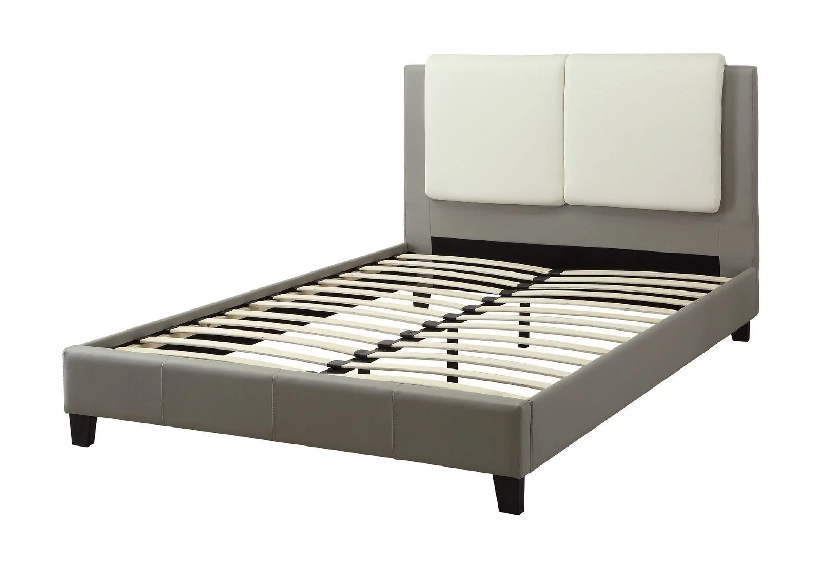 Contemporary Modern 6pc Bedroom Full Size Bed Set Dresser Mirror 2x Nightstands Chest White Furniture