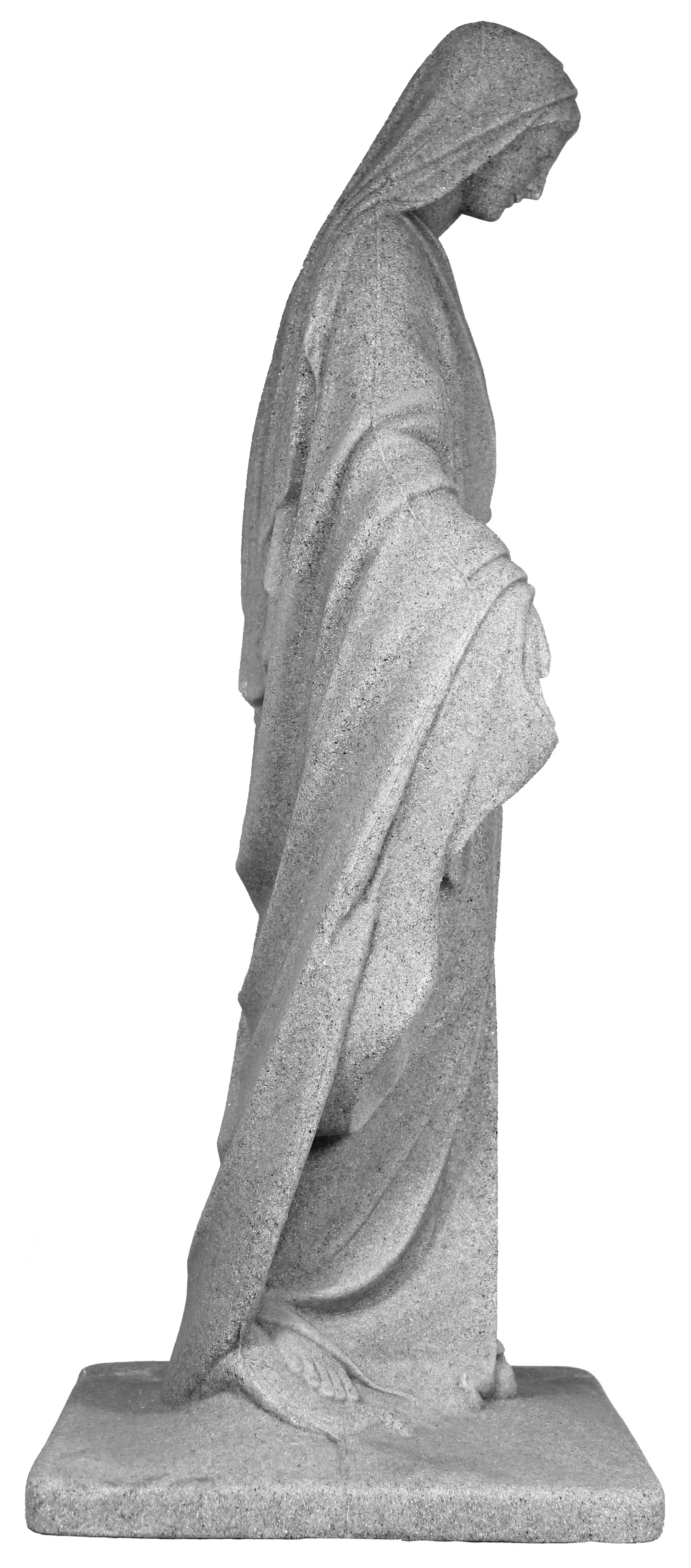Virgin Mary Garden – Natural Granite Appearance – Made of Resin – Lightweight – 34”